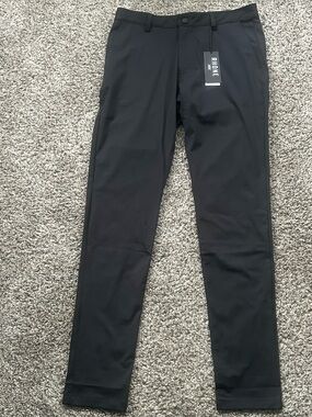 Rhone Commuter 5 Pocket Pants Skinny Performance Black Men's Size 32